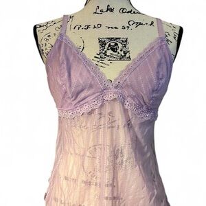 Jezebel Lilac Lace Chemise
